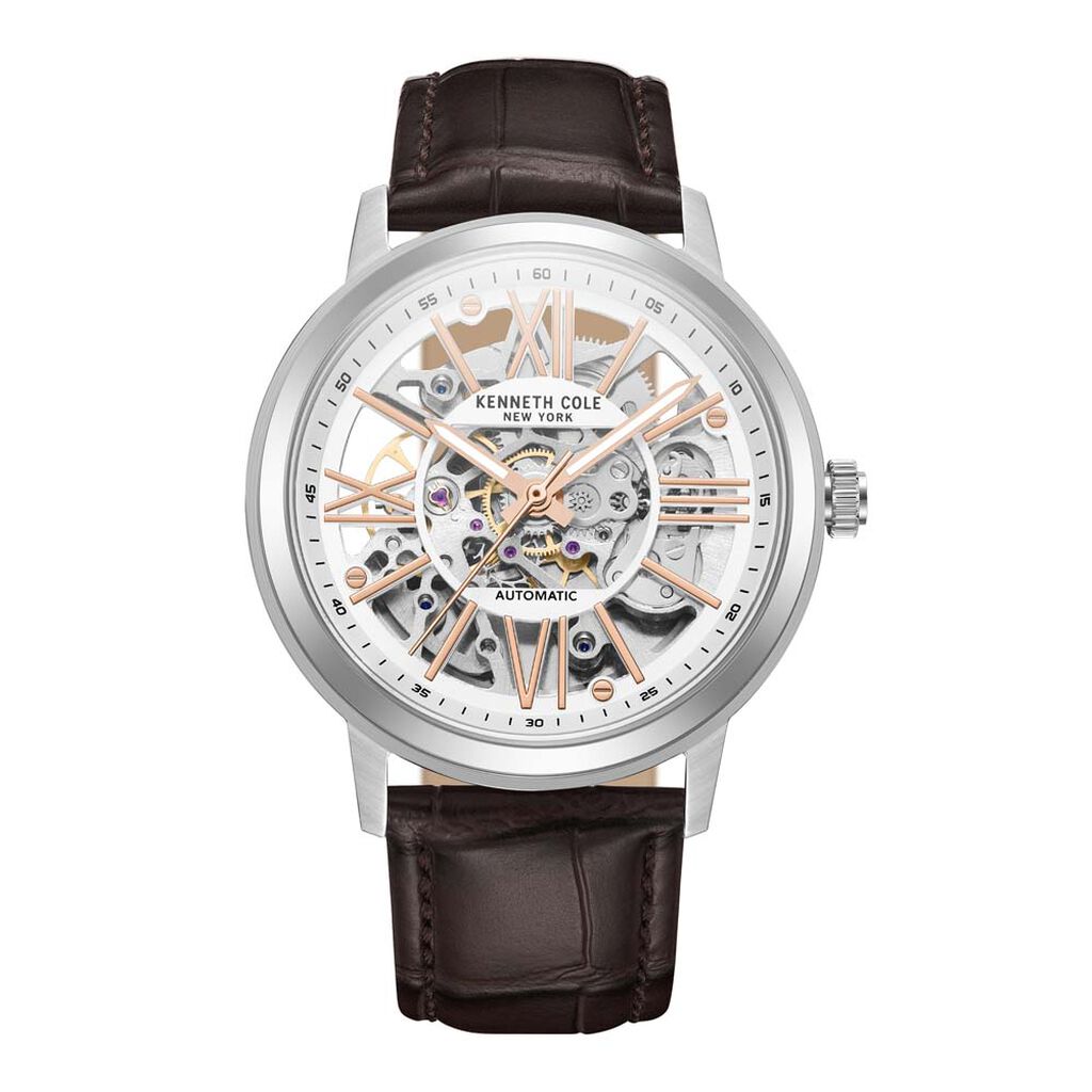 Montre Kenneth Cole Automatic Argenté