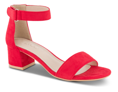 B&CO Damesandal med hæl Rød 4214101060