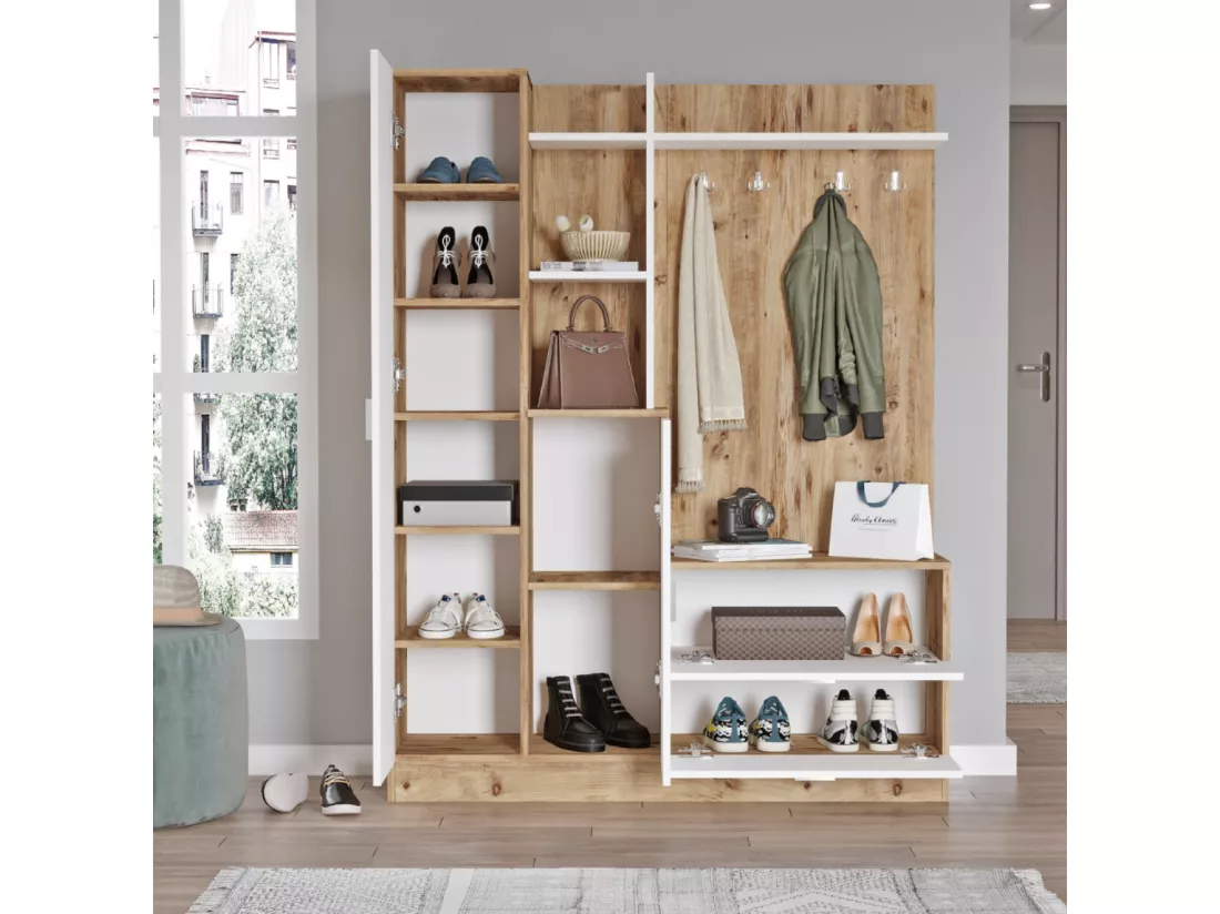 Meuble d'entrée design style scandinave ANKA