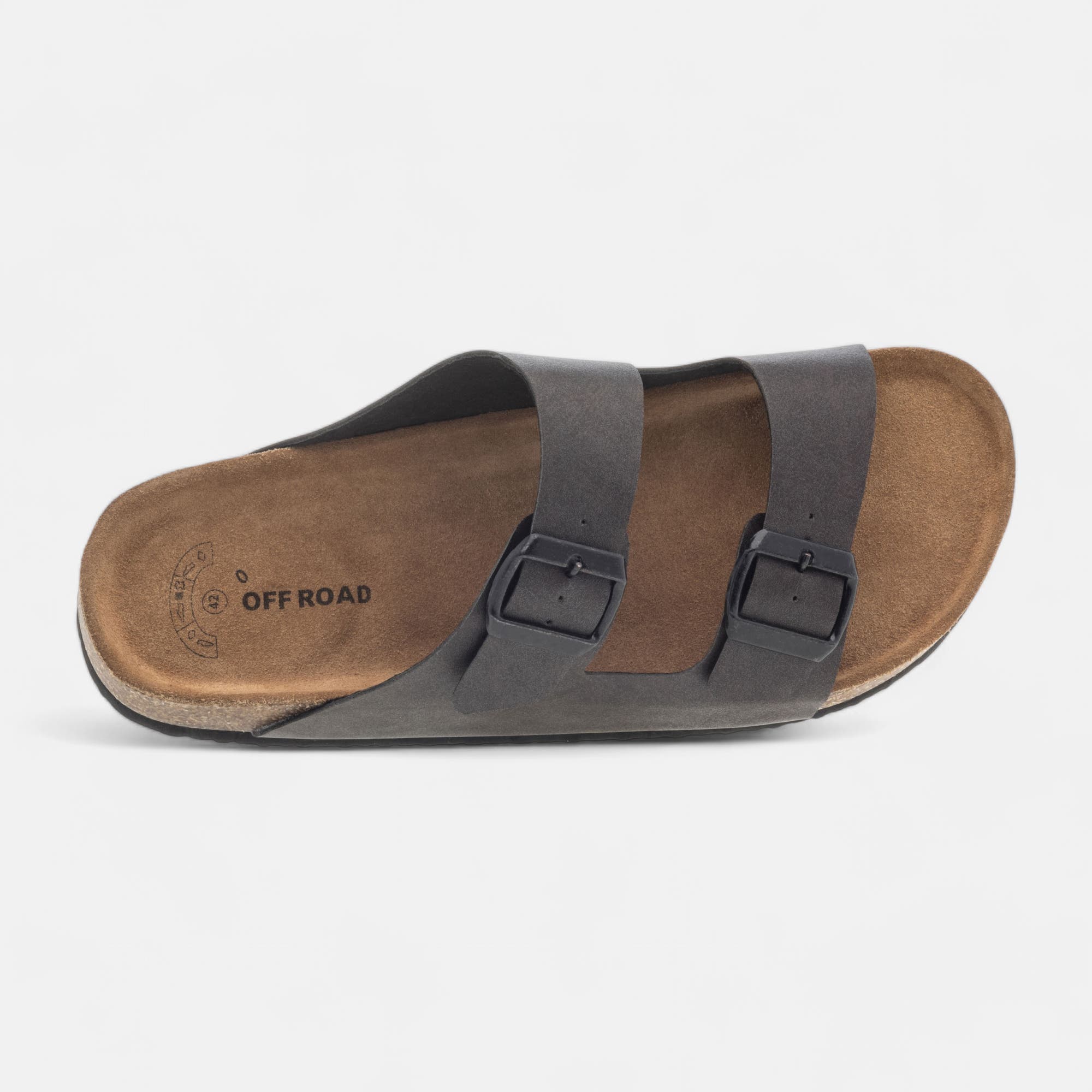 Mules semelle liège Homme marron