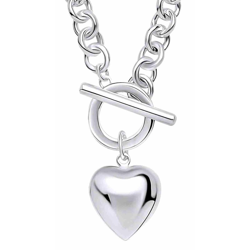 Collier coeur en argent 925