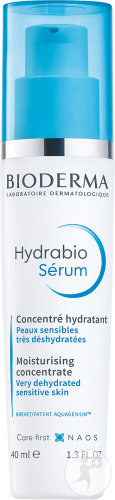 Bioderma Hydrabio Sérum Concentré Hydratant Peaux Sensibles Déshydratées Flacon Pompe 40ml