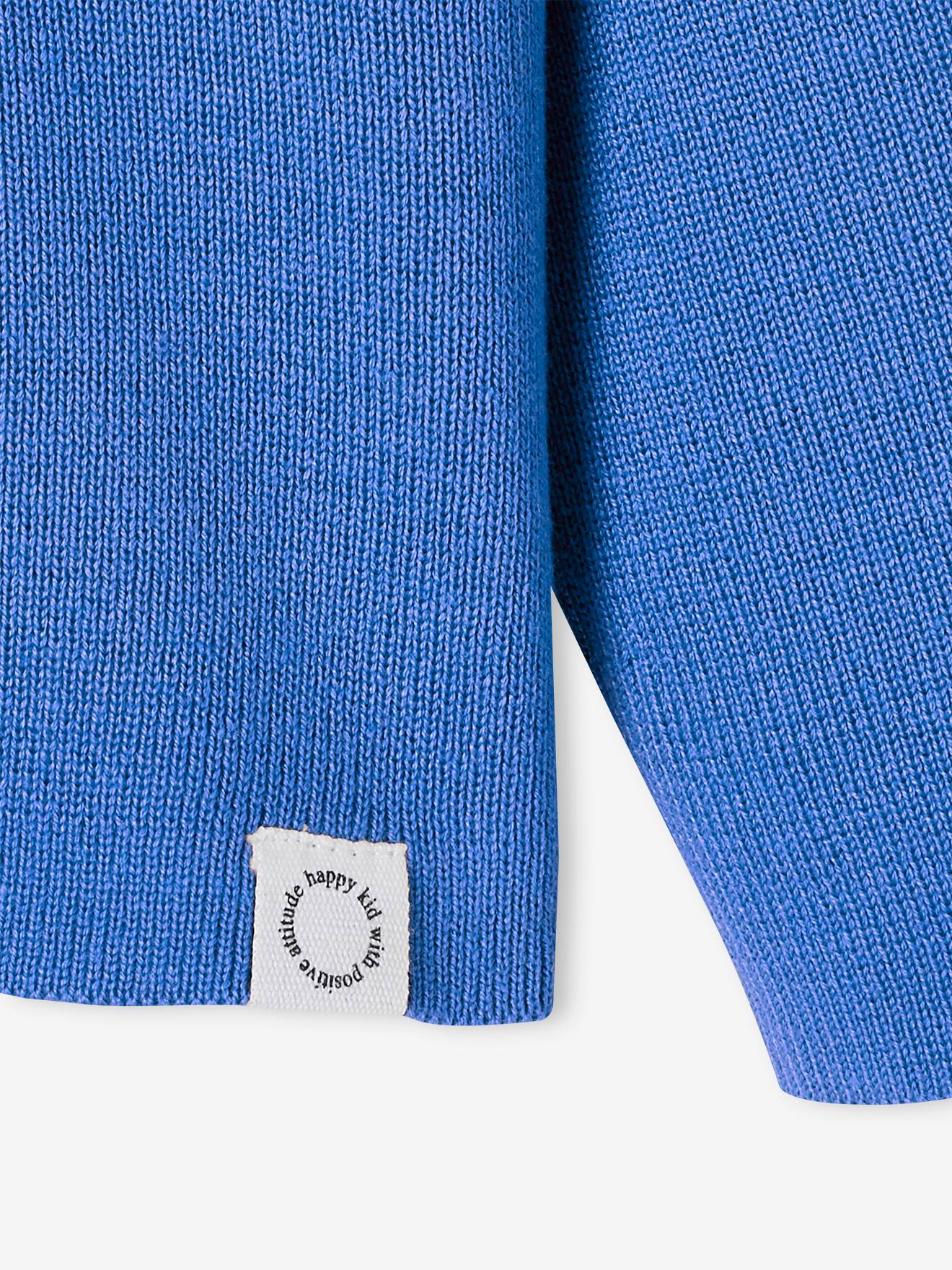 Suéter com capuz azul marinho para meninos