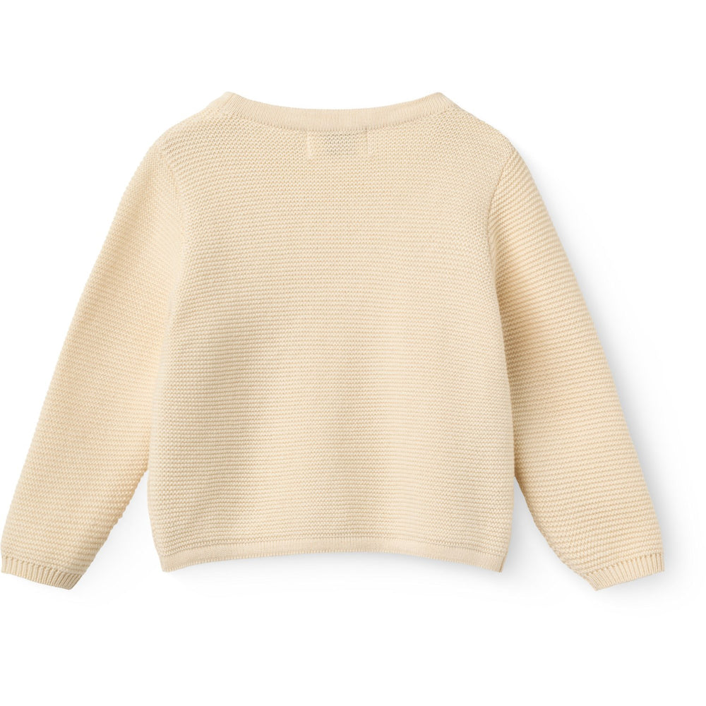 Køb COPENHAGEN COLORS Cream Baby Cross-Over Cardigan