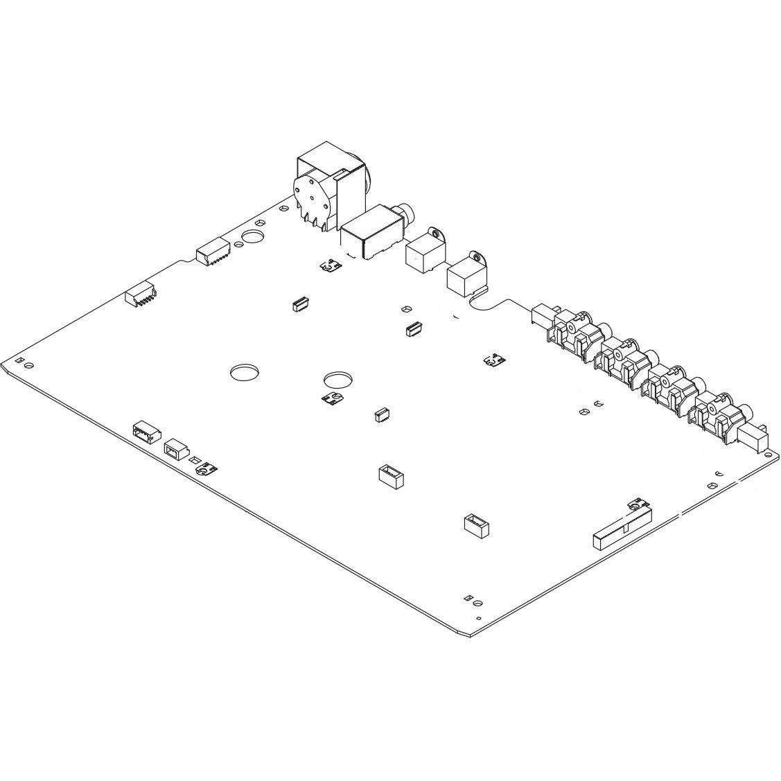 Pioneer spareparts DWX4373 main control assembly