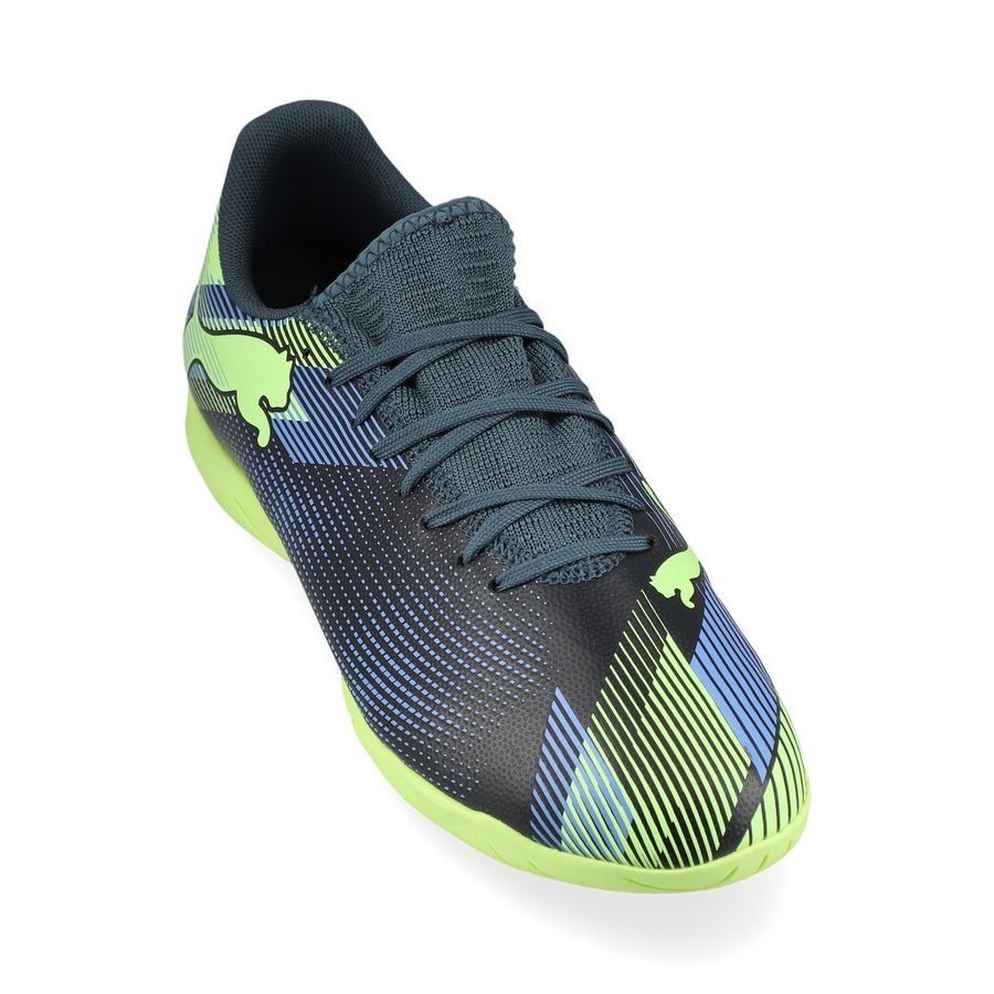 PUMA Future 7 Play IT Lights Out - Gray Skies/Violet/Fizzy Apple/Blanc Enfant