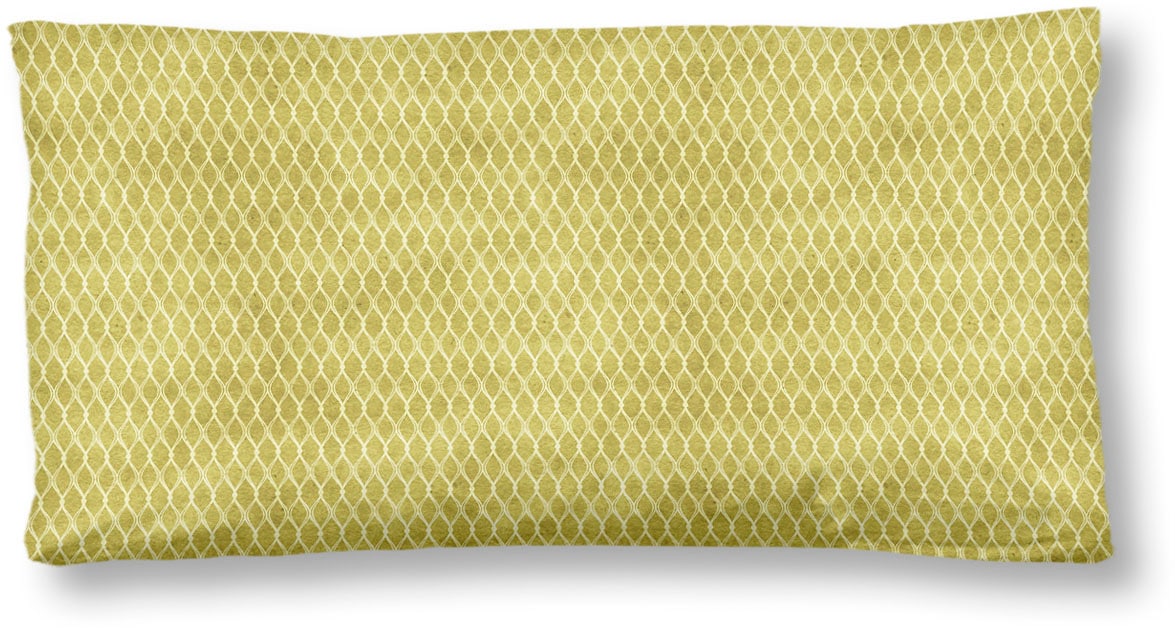 hip Kissenhülle »XABINE« Baumwolle, Mako-Satin, 40x80, 1 Stück, Reissverschluss, Xabine, Ocker