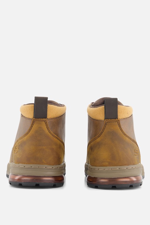 Skechers Evenston Veterschoenen bruin Leer