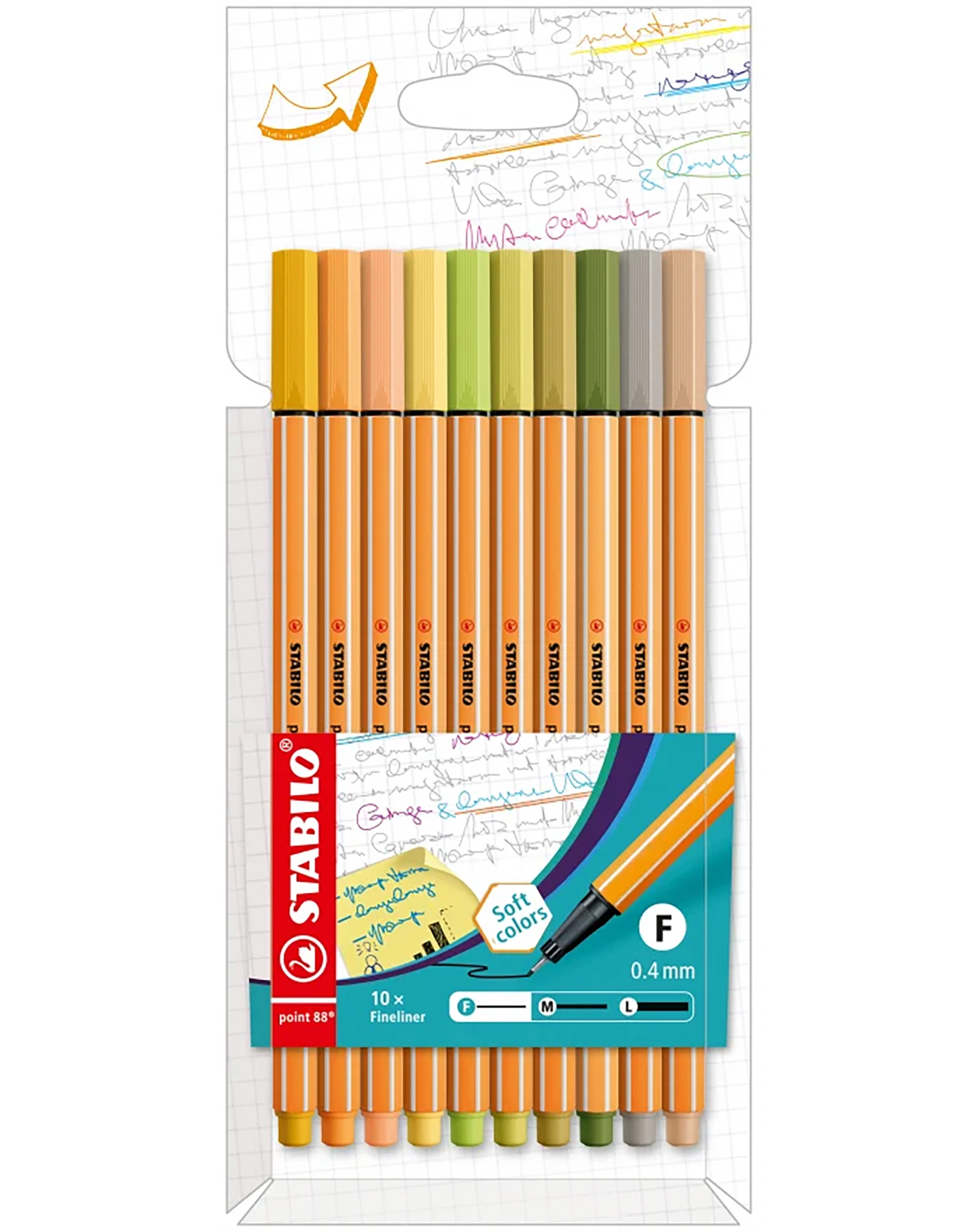 Fineliner STABILO® point 88 10er-Pack