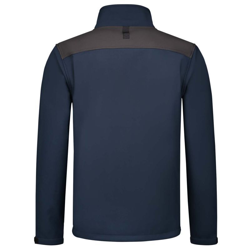 Tricorp Bicolor 402021 - Softshell jas - Blauw Donkergrijs - 3XL