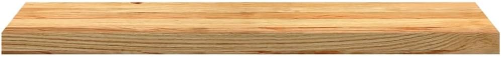 vidaXL Treppenstufen 12 STK. Hellbraun 90x25x2 cm Massivholz Eiche, Treppenstufe für Holztreppen, Fenstersims