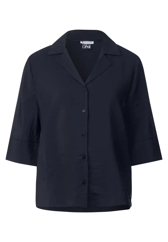 3/4 Arm Bluse - deep blue