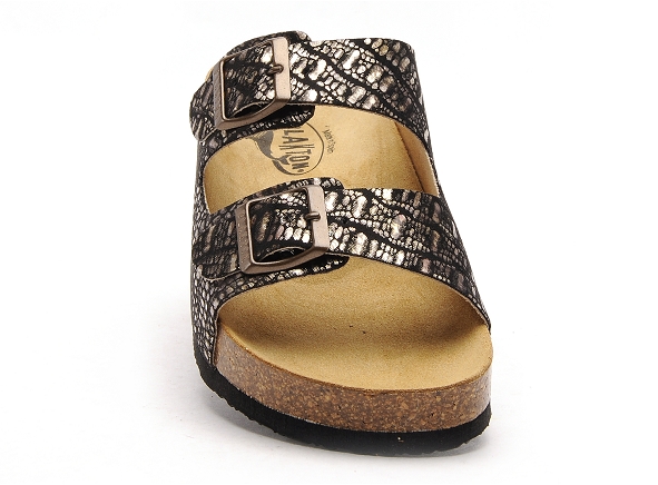 Plakton mules et sabots plats femme cp beta noir