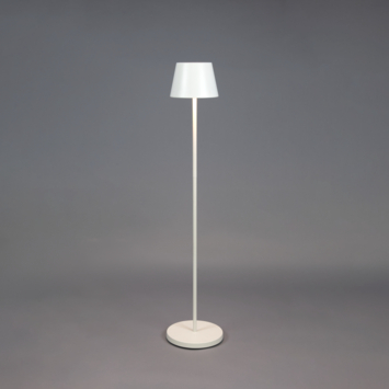 KonstSmide vloerlamp Pomezia Medium 5W oplaadbare LED verlichting wit