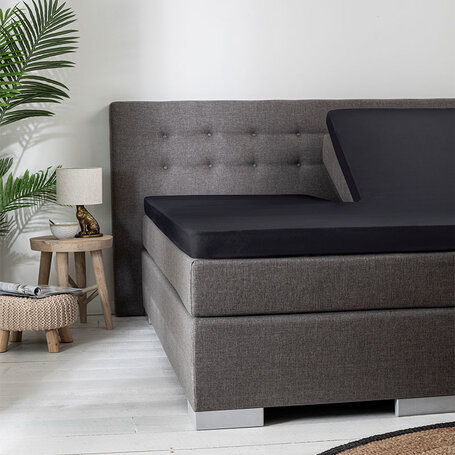2-Pack Splittopper Stretch Taupe - 140 x 200/220