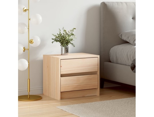 VIDAXL - Table de chevet 40x31x35,5 cm bois de pin massif
