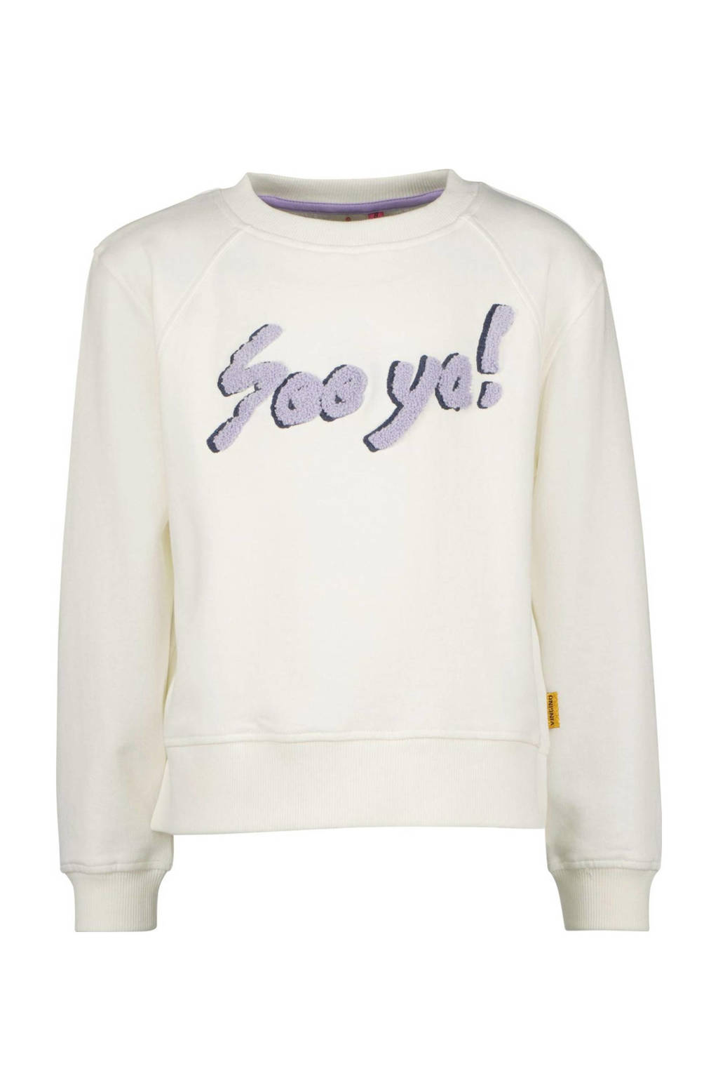 Vingino sweater NIANNE met tekst wit