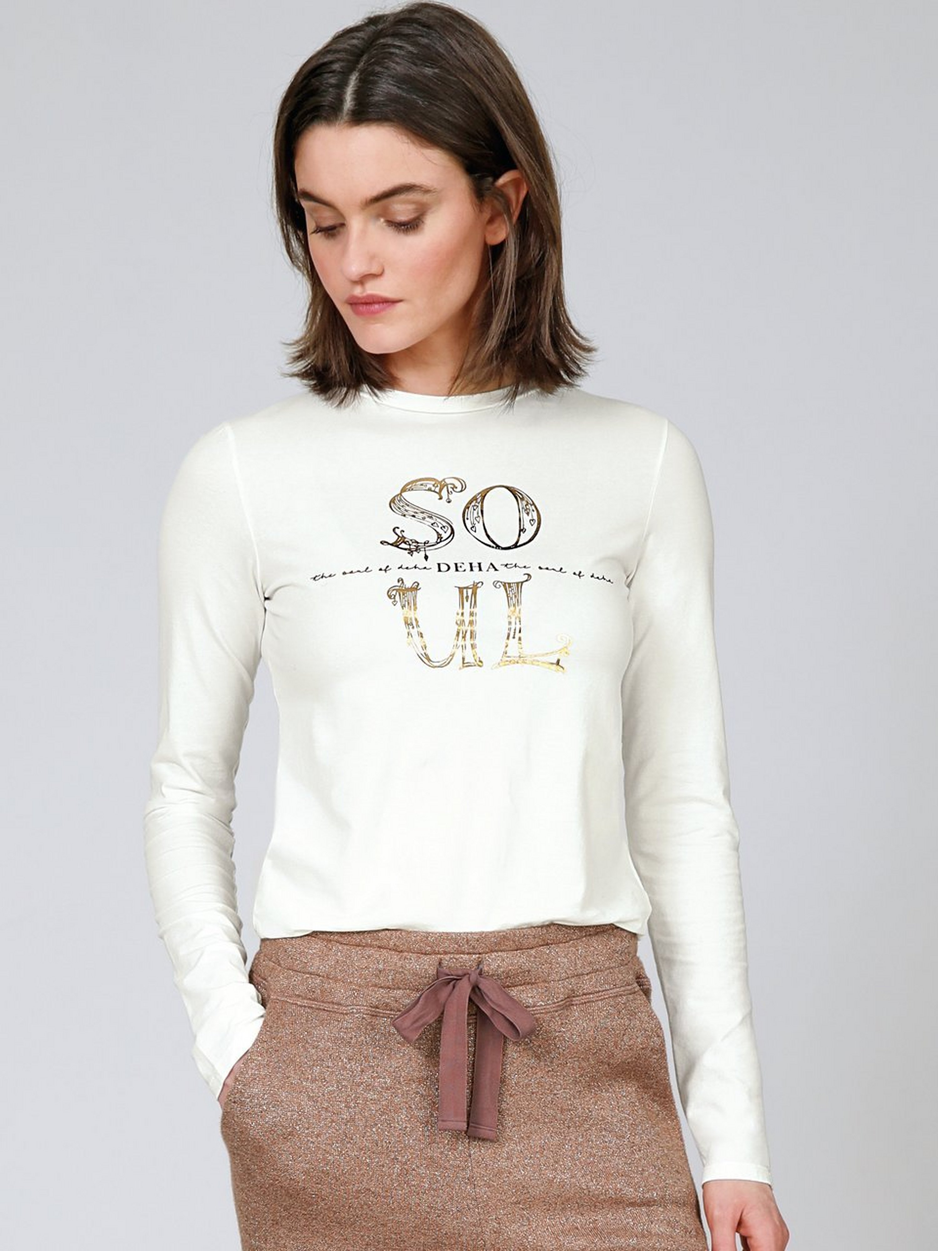 Rundhals-Shirt