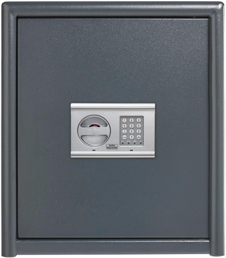 Burg-Wächter Kurzwaffentresor mit elektronischem Zahlenschloss, Magno, Widerstandsgrad 0, Einbruchschutz EN 1143-1, VdS-geprüft, 51 l, 80 kg, Magno M 540 E, Schwarz