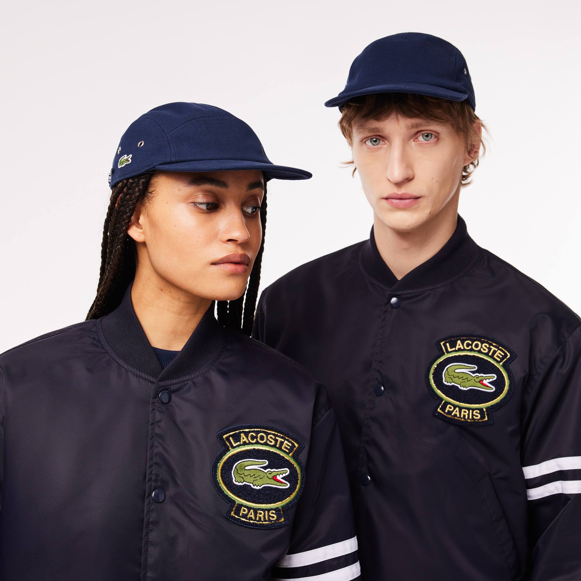 Unisex LACOSTE L!VE GIROLLE Kappe aus Baumwollpiqué Caps & Hüte - Blau - Lacoste - Unisex