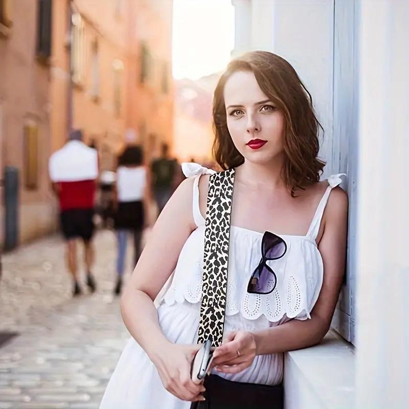 (62-120cm) Ersatz Schultergurt Handtaschen Riemen - Leopard