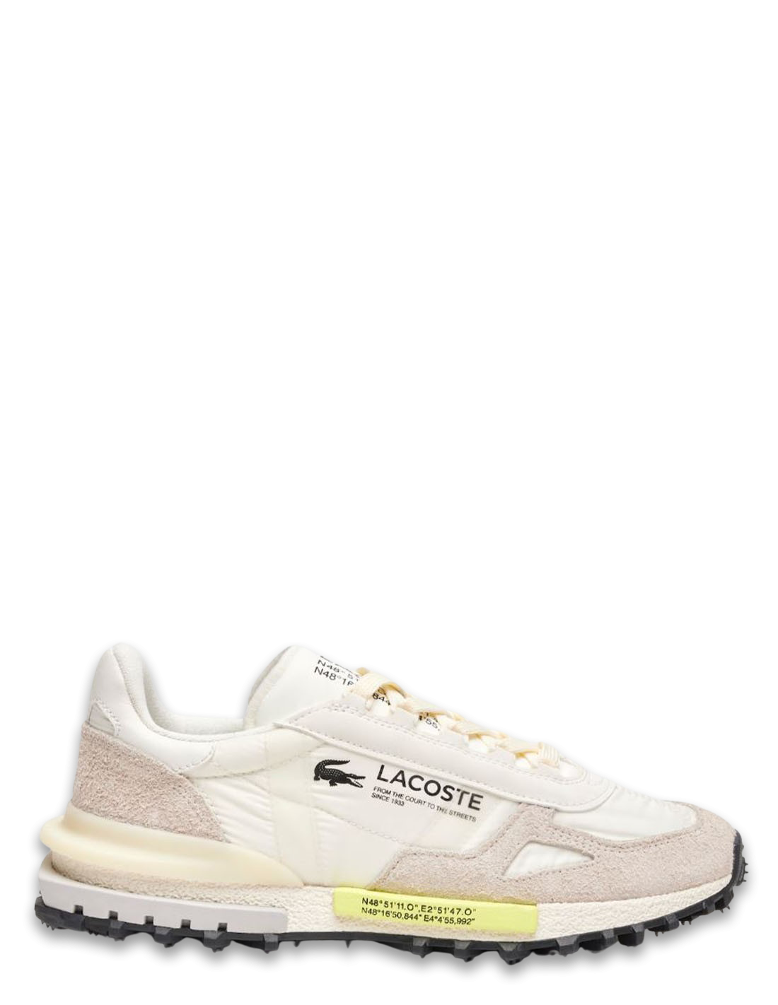 lacoste Sneakers Homme elite active 223 1 sma Beige