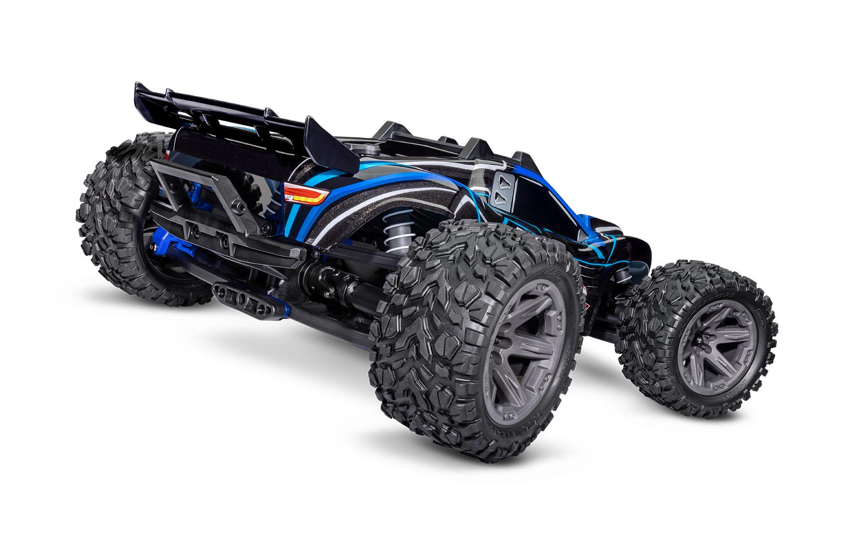 Stadium Truck Rustler 4x4 BL-2s Blau, ARTR, 1:10<br>Robuster 4WD Brushless Stadium Truck
