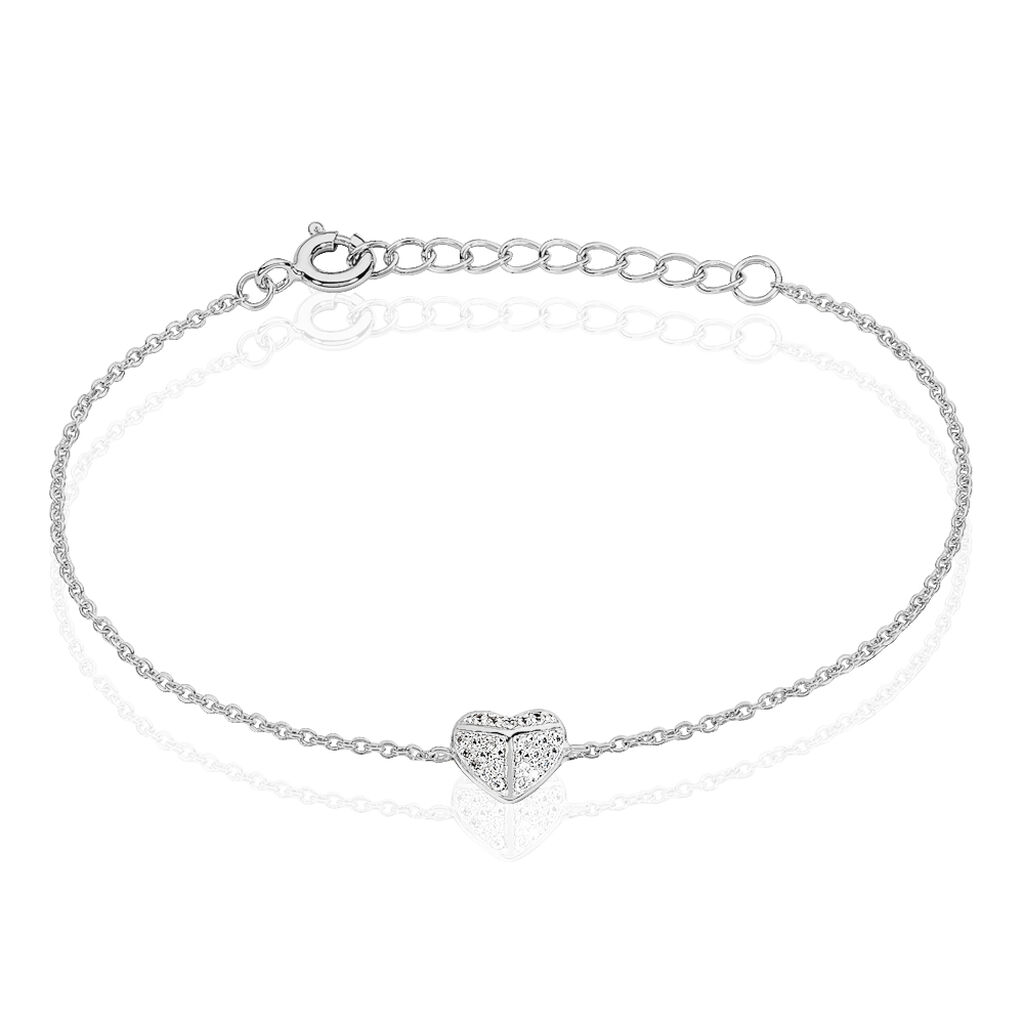 Bracelet Samia Argent Blanc Oxyde De Zirconium