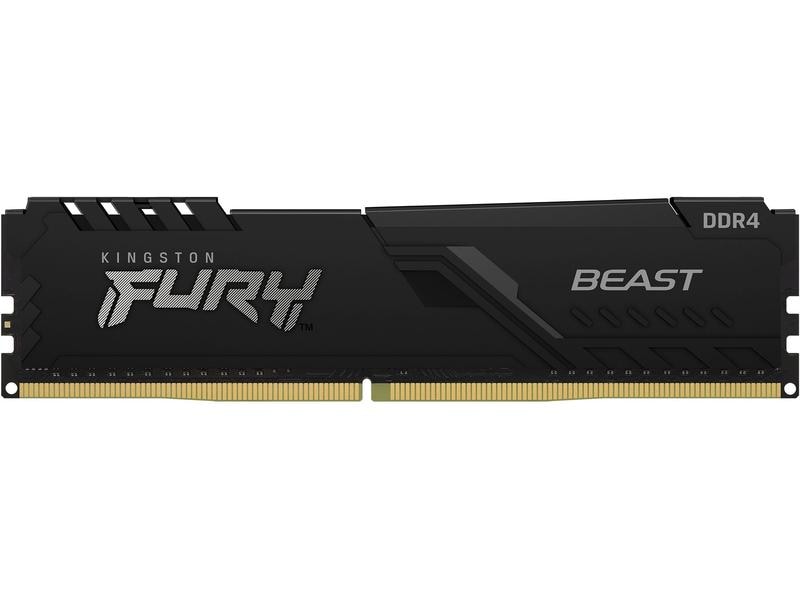 Kingston DDR4-RAM FURY Beast 3200 MHz 1x 8 GB High-Performance Arbeitsspeicher mit Plug N Play Kompatibilität