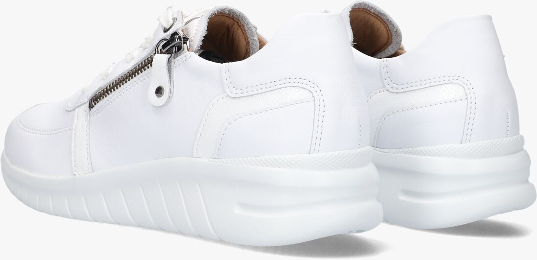 witte hartjes lage sneakers wave