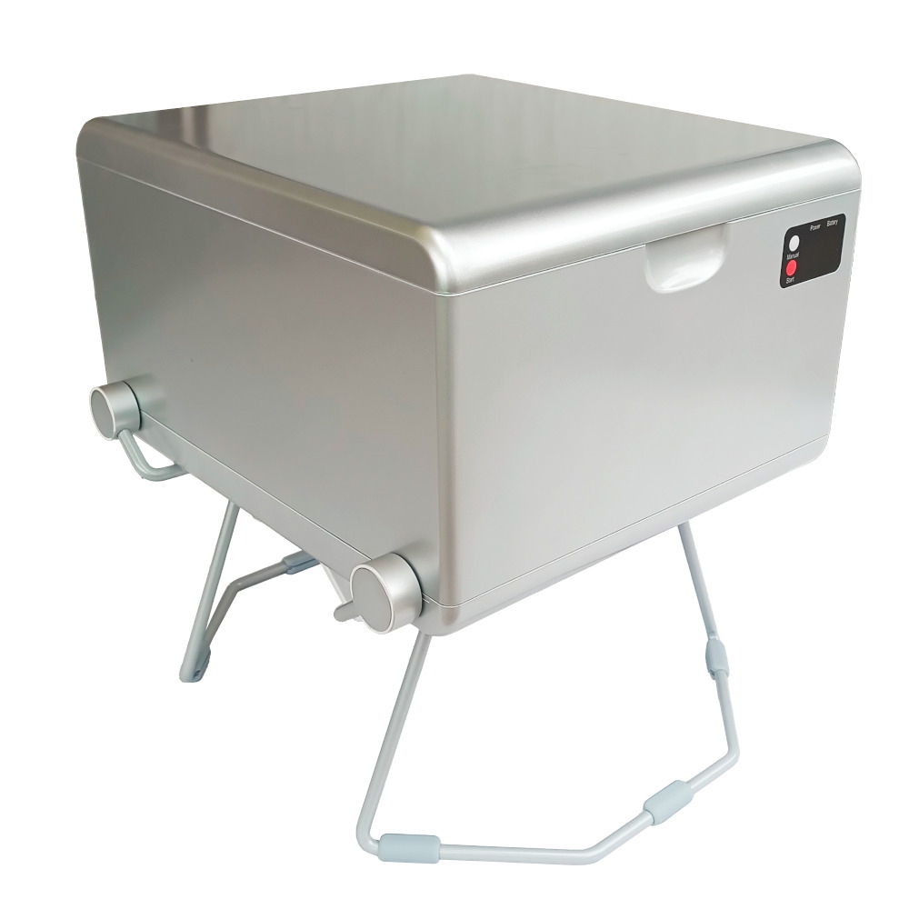 LooSeal® EVO mobile Verschweißer-Toilette Silber