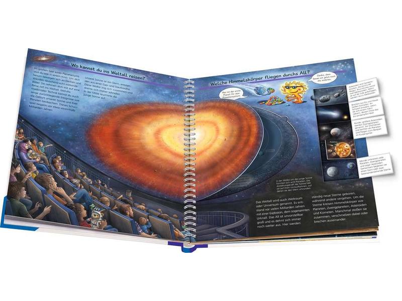 Ravensburger Kinder-Sachbuch WWW Wir erforschen Sterne und Klappbuch