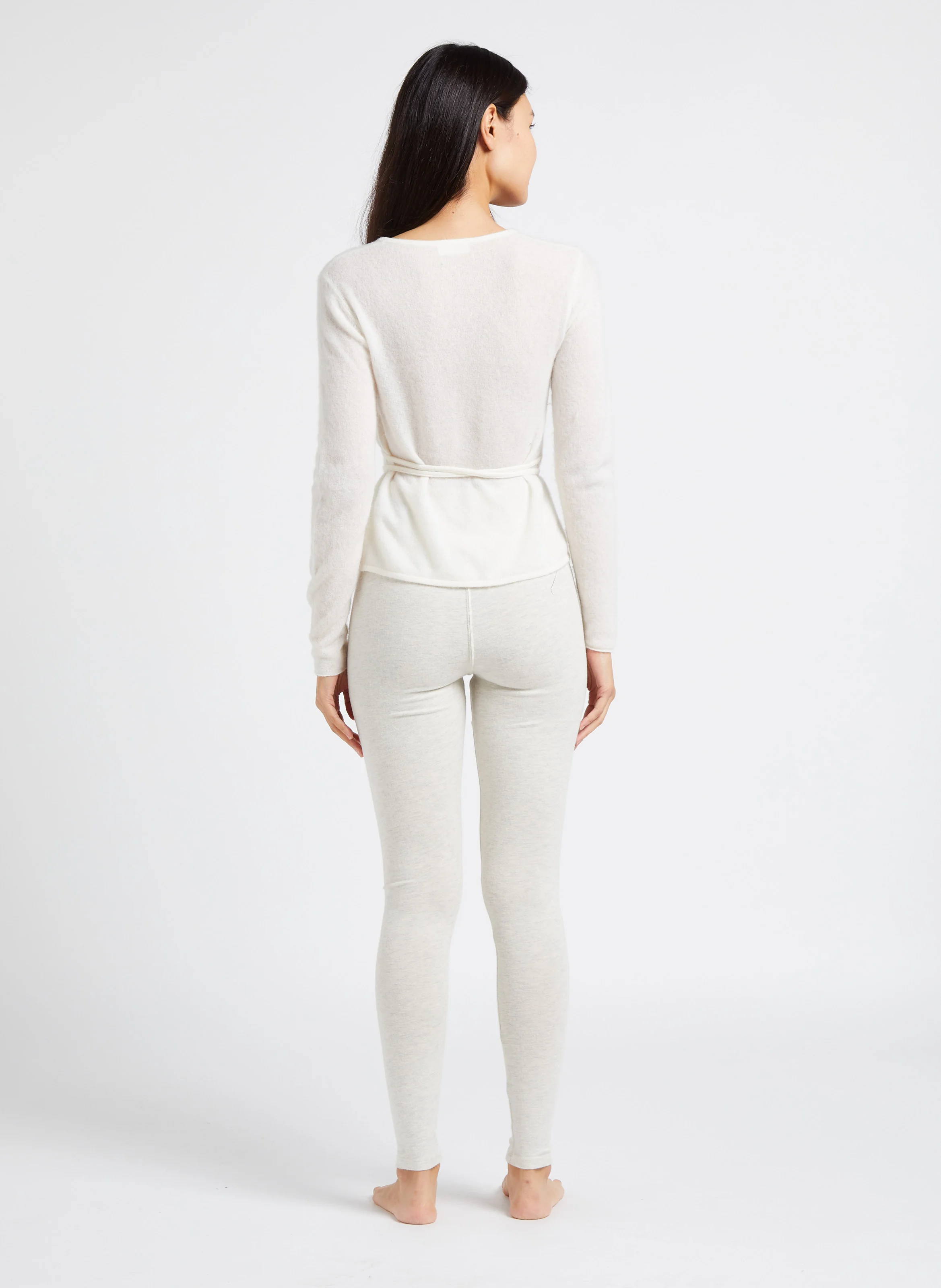 YPAWOOD - Legging en coton mélangé | Gris