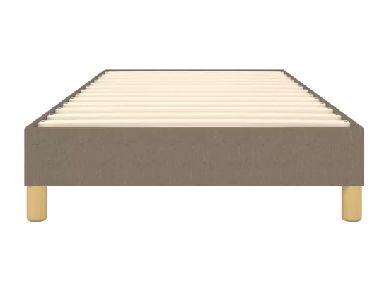 Sommier à lattes de lit Taupe 80x200 cm Tissu