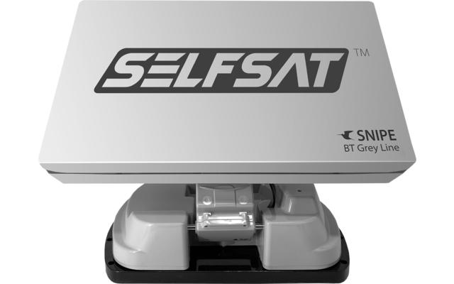 Selfsat Snipe BT Grey Line vollautomatische Camping SAT Antenne mit Bluetooth