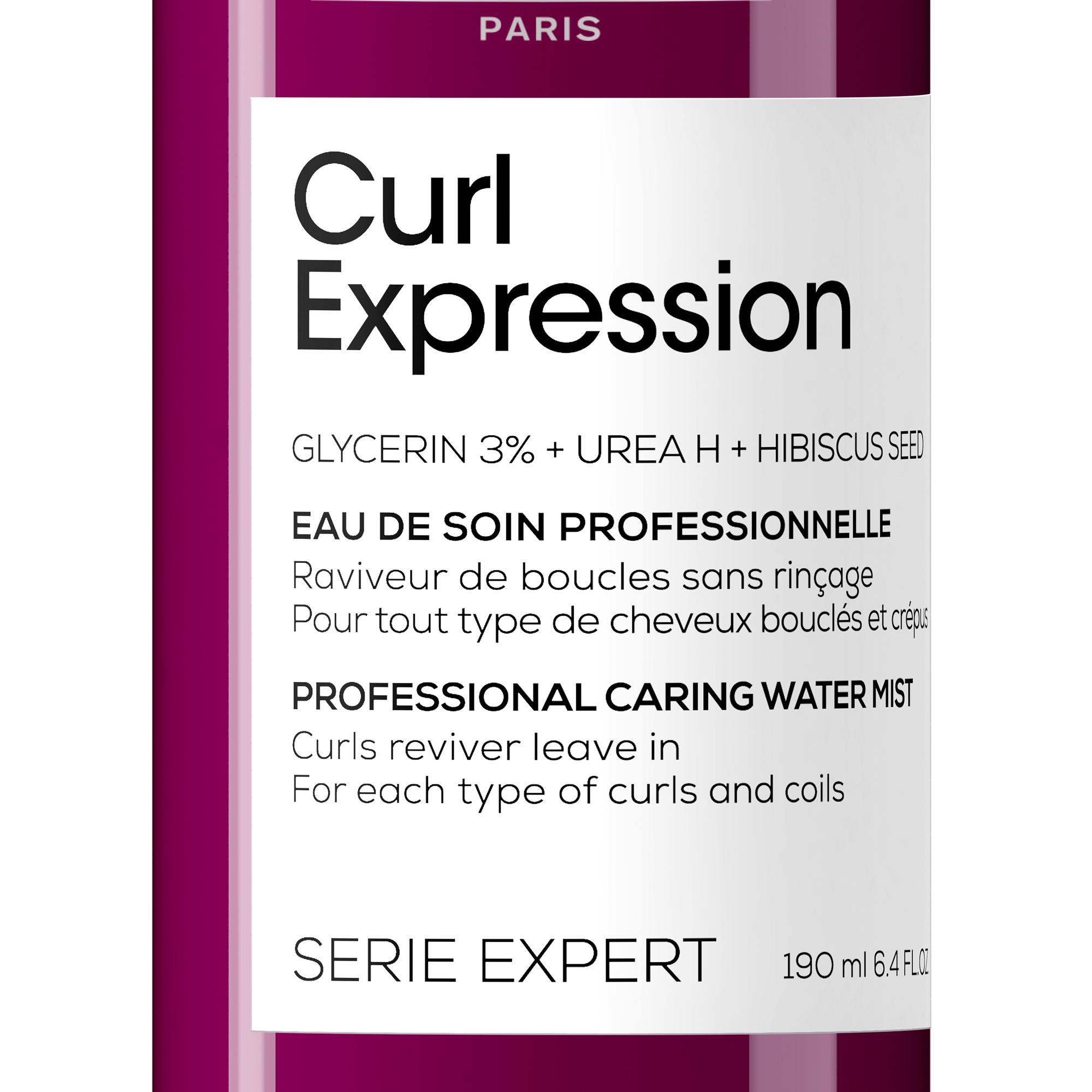 Eau De Soin Ravivatrice De Boucles Curl Expression L'Oral Professionnel 190 ML