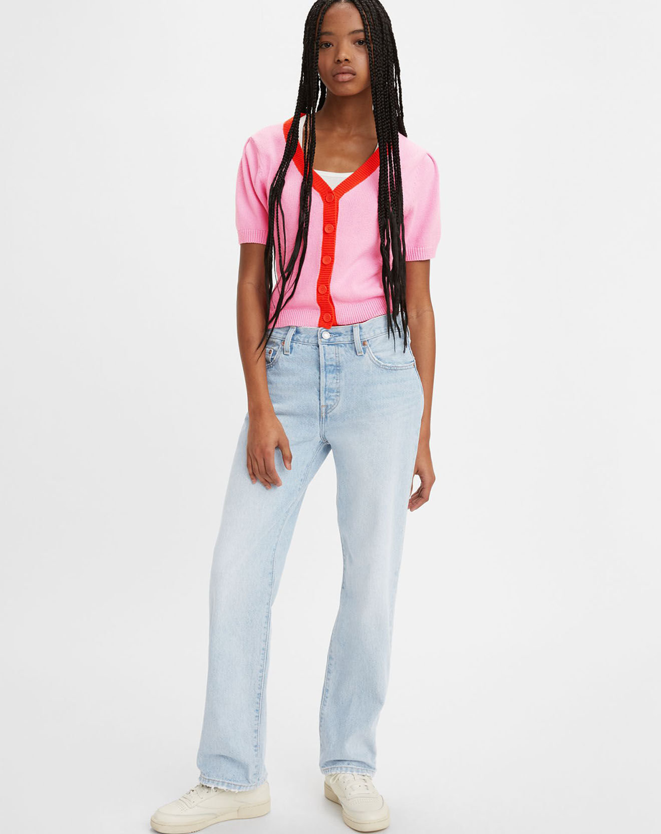 Levi's® Jean 501 90'S loose taille mi haute bleu clair