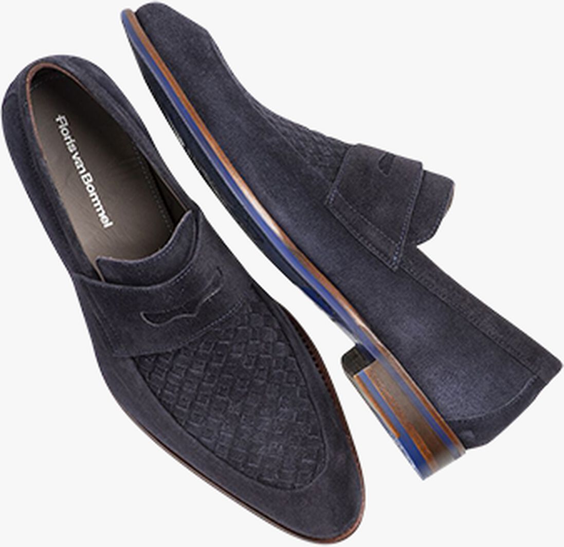 FLORIS VAN BOMMEL donkerblauwe floris van bommel loafers sfm-40032