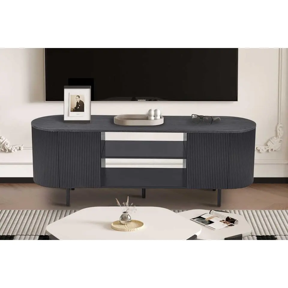 Rousseau tv-meubel Lagos - 160 x 45 x 58 cm - Donkerbruin