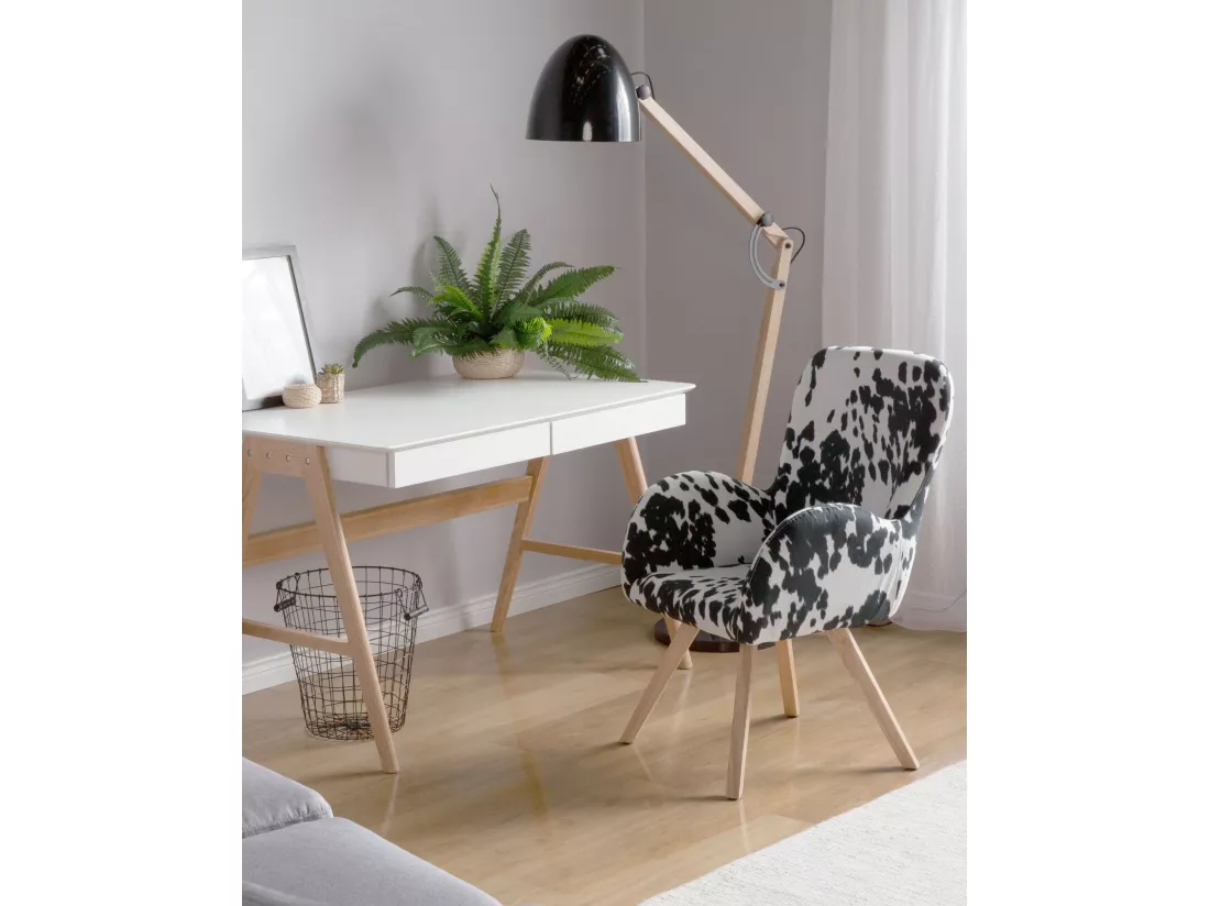 Fauteuil BJARN Tissu Noir