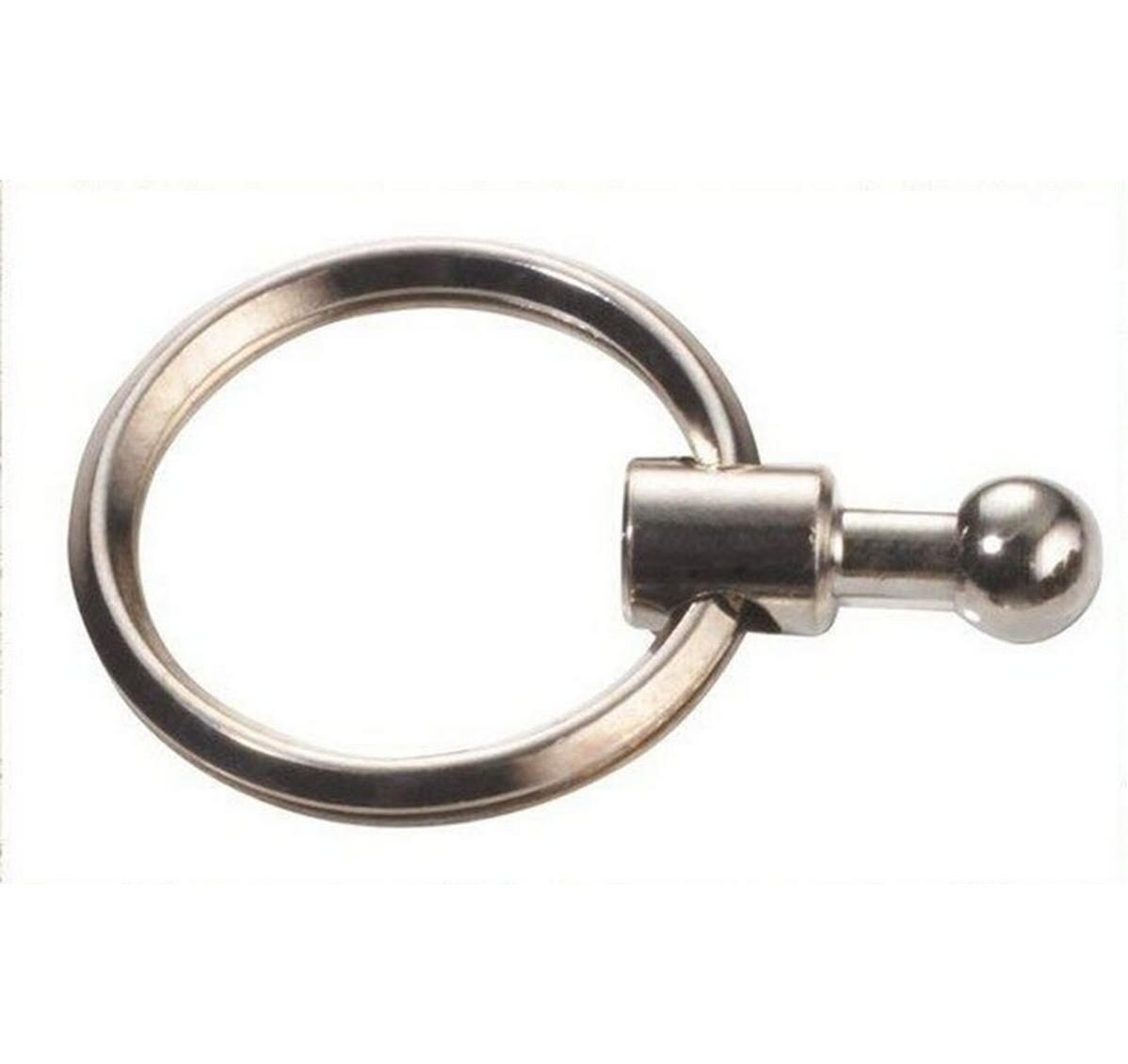 Ersatzring Patent Chrome Schwarz Matt, 1 StückErsatzringe zu Schlüsselanhänger