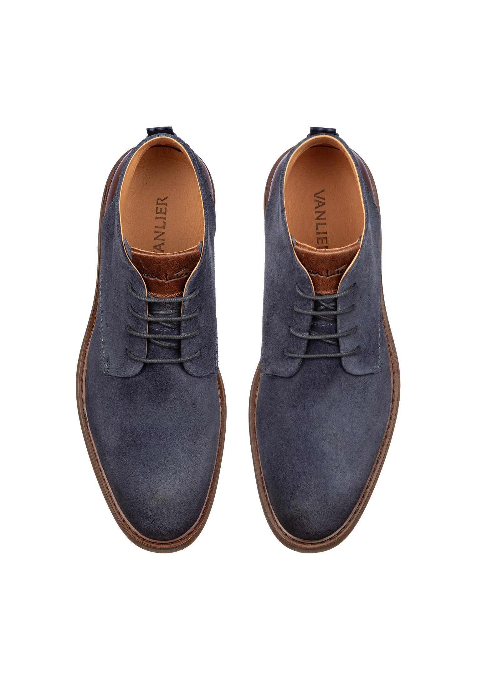 Metal blauw suède Dino boot