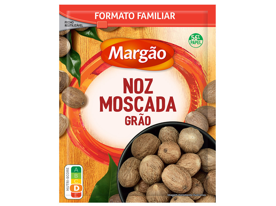NOZ MOSCADA GRÃO MARGÃO SAQUETA 70G