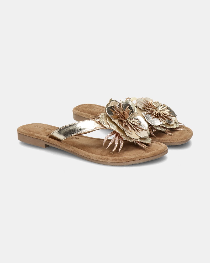 Lazamani Slippers  - goud