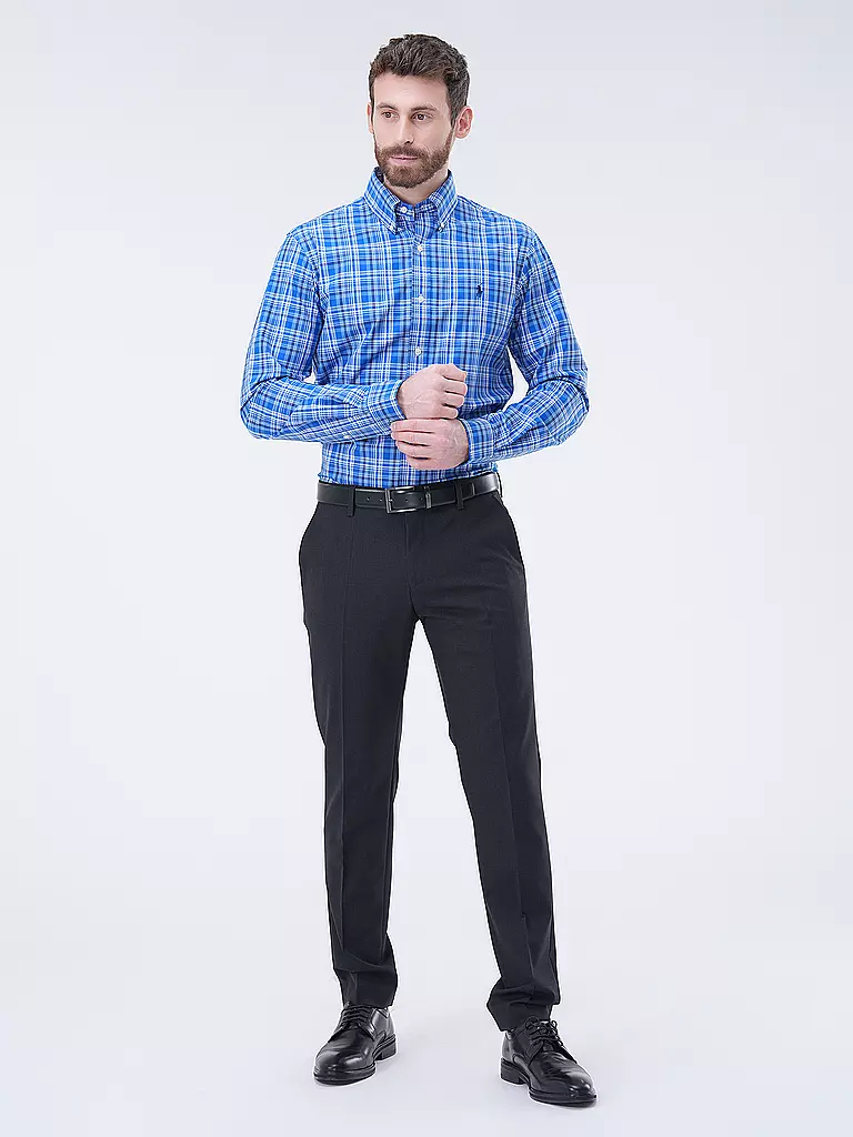 POLO RALPH LAUREN Hemd Custom Fit blau