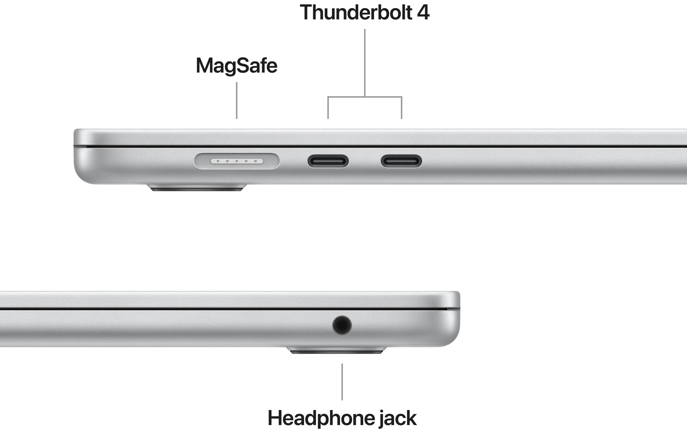 Apple Notebook »Air 15 2025 M4 10C GPU / 16 GB / 512 GB Silber«