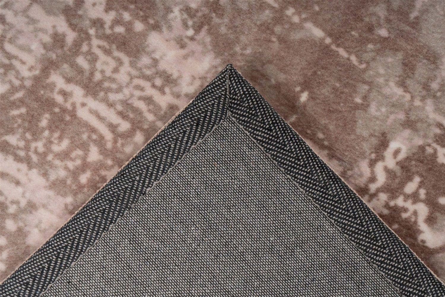 Kortpolig vloerkleed Rhombique Beige Modern 80 x 150 cm