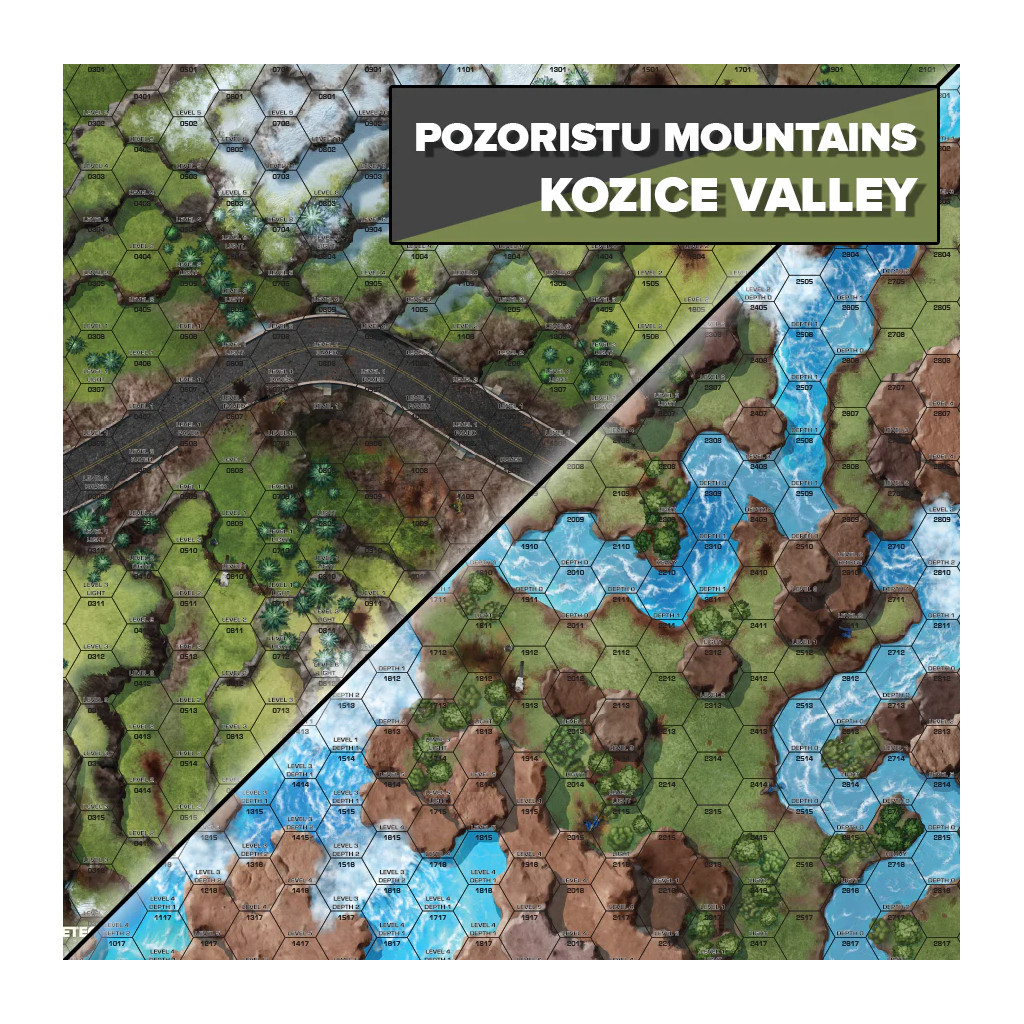 BattleTech Neoprene Battle Mat - Tukayyid