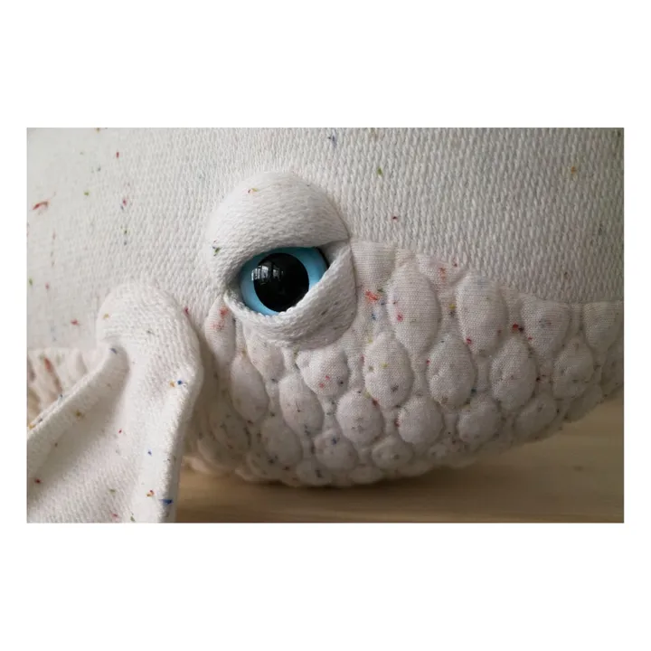 Bigstuffed Peluche géante beluga Albino 55 cm | Blanc