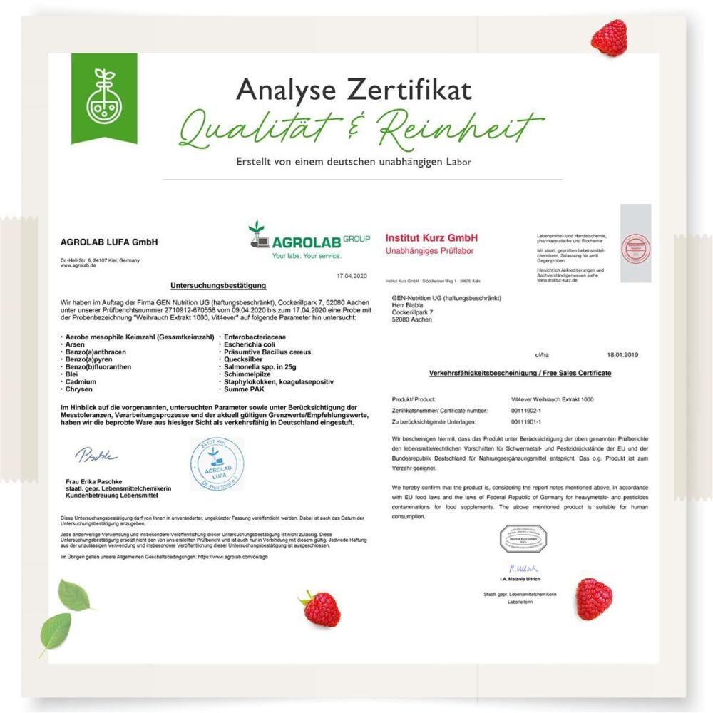 vit4ever Weihrauch Extrakt 1000